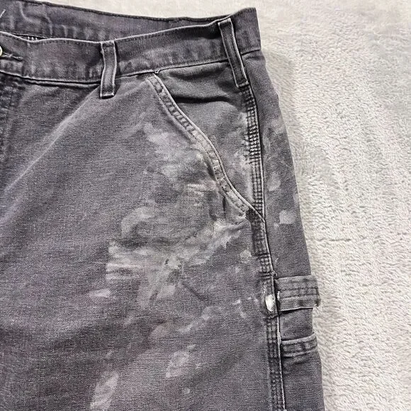 Carhartt‎ Carpenter Dungaree Fit B11 PTB Jeans Mens 36x32.5 CanvasLoose Fit